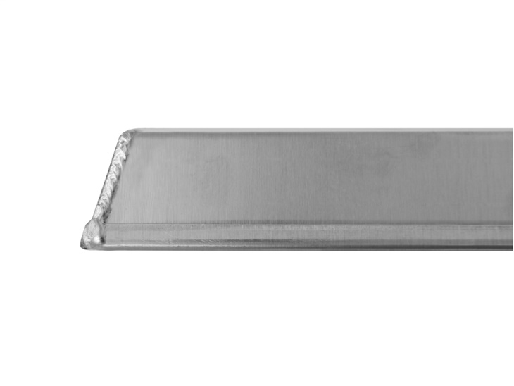Flat tray with flared edges