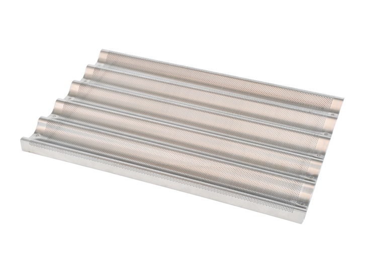 Product | Corrugated tray with open channels and reinforces